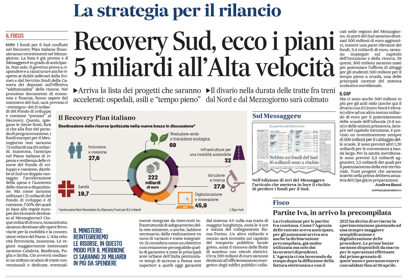 01 febbraio 2021 il messaggero