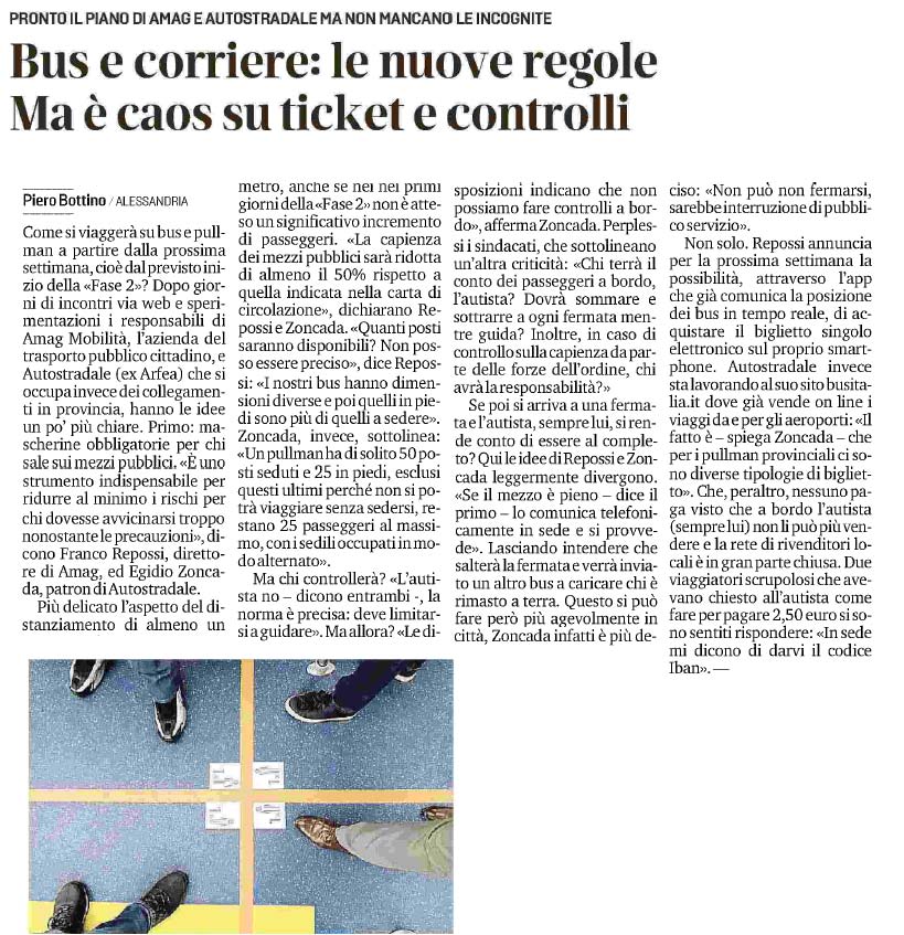 01 maggio 2020 il secolo XIX