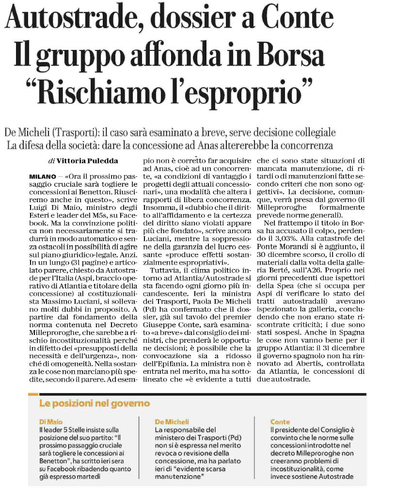 03 gennaio 2020 repubblica