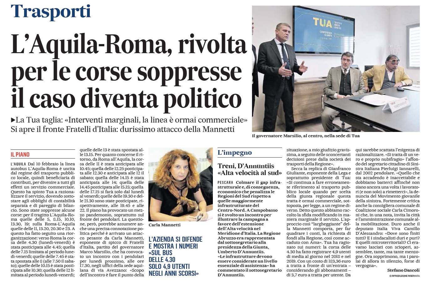 05 febbraio 2020 il messaggero