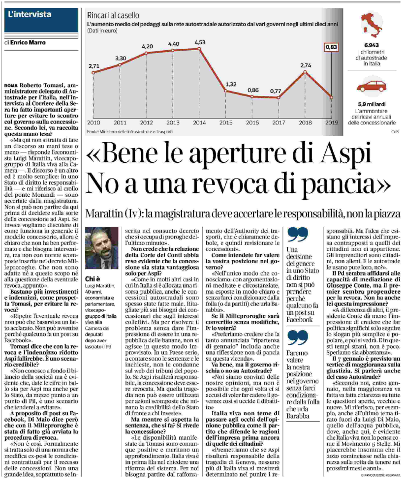 05 gennaio 2020 corriere della sera Page 1