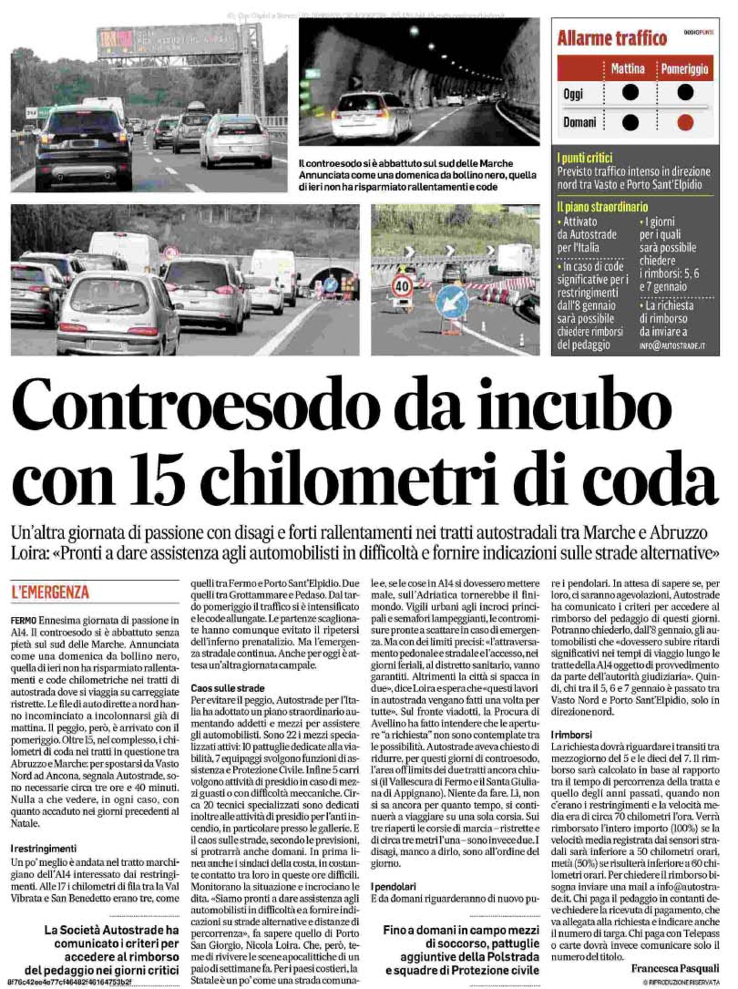 06 gennaio 2020 Corriere Adriatico