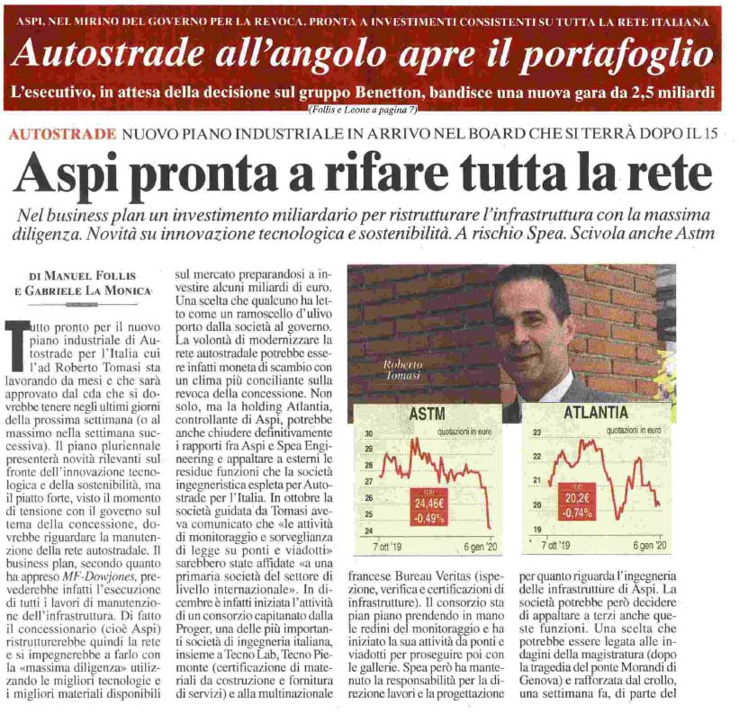 07 gennaio 2020 Milano finanza Page 1