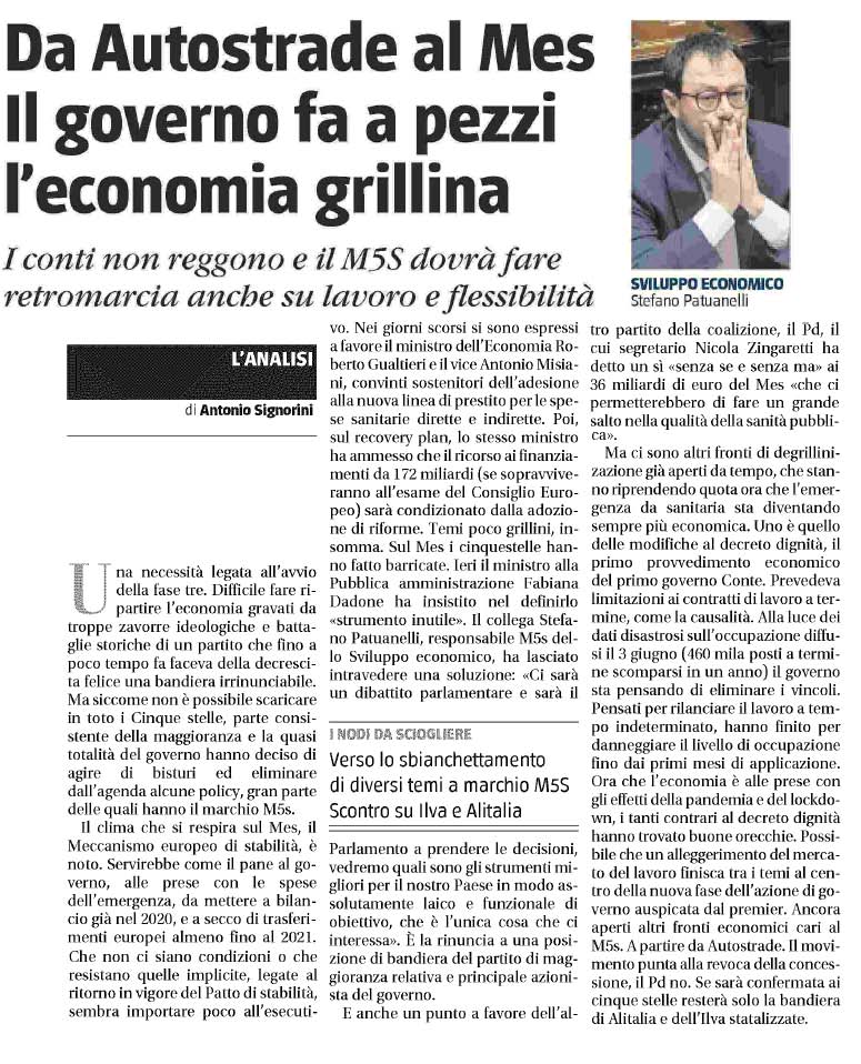 07 giugno 2020 il giornale