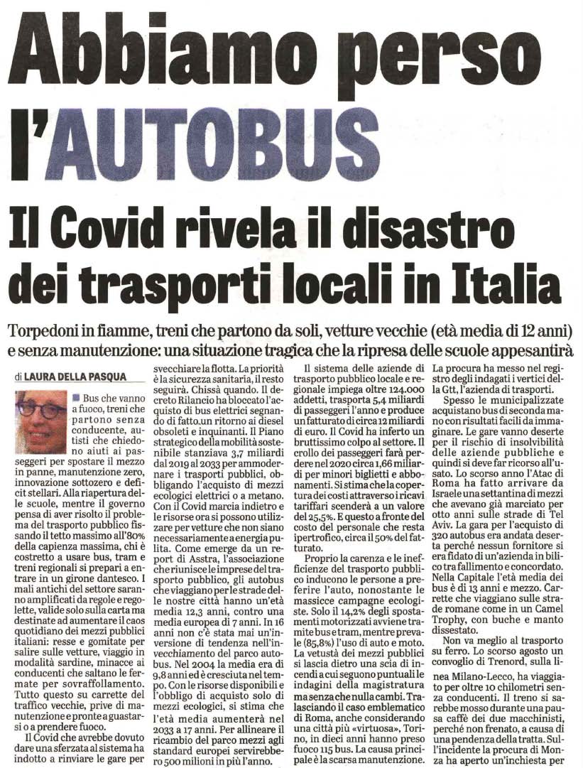 07 settembre 2020 La verita Page 1