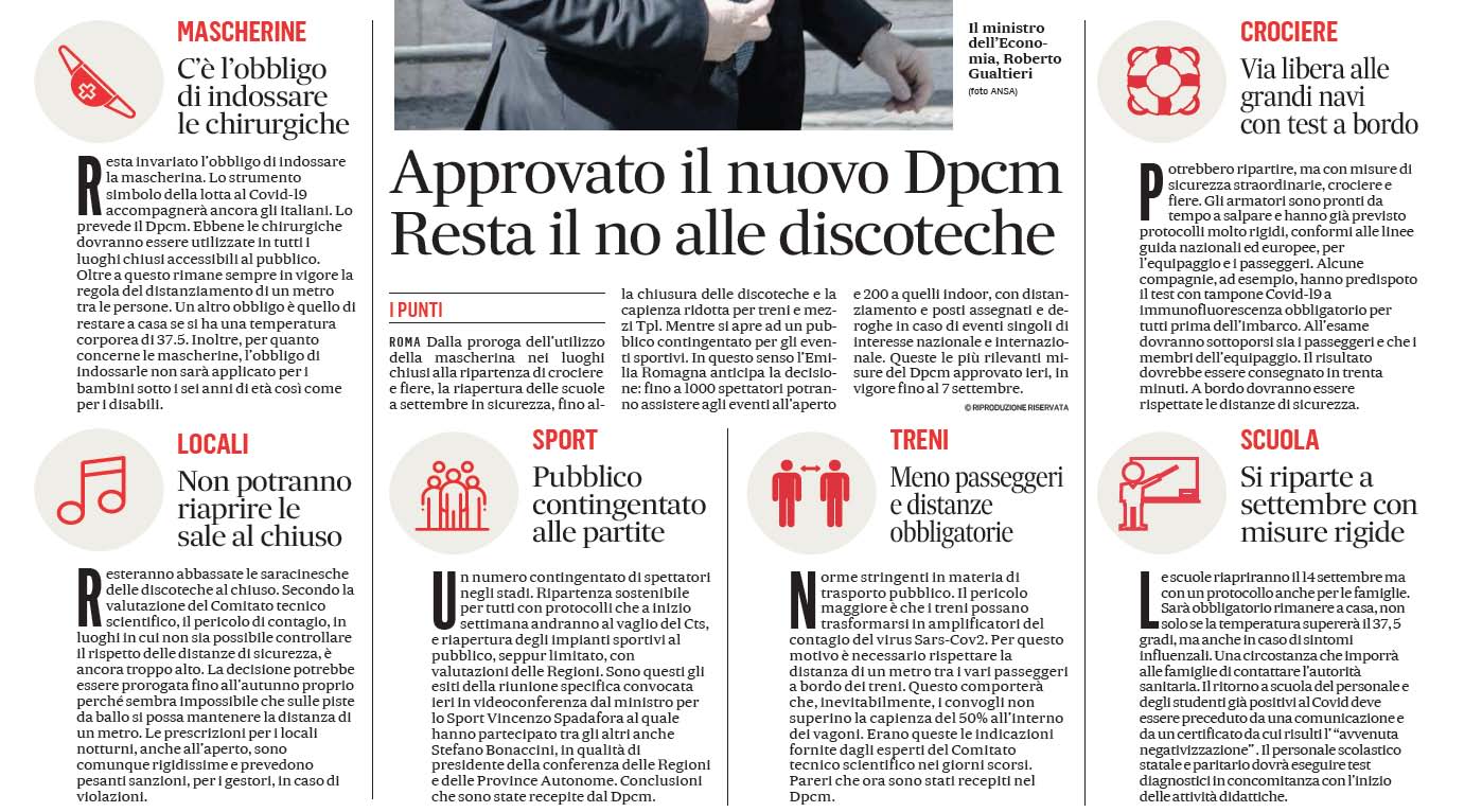 08 agosto2020 il messaggero