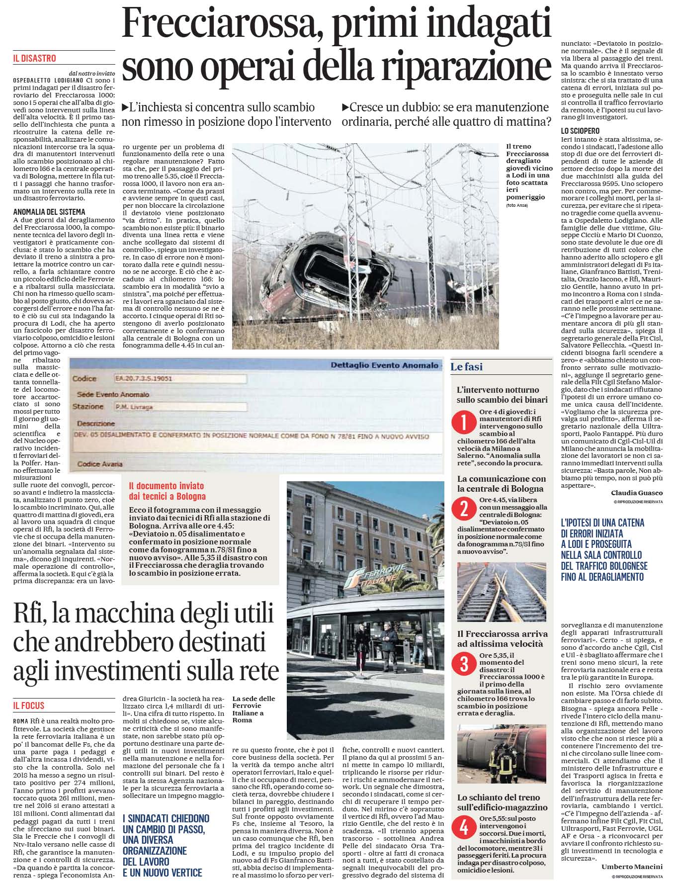 08 febbraio 2020 il messaggero naz