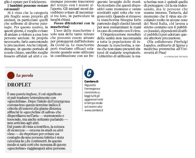 08 marzo 2020 corriere della sera Page 2