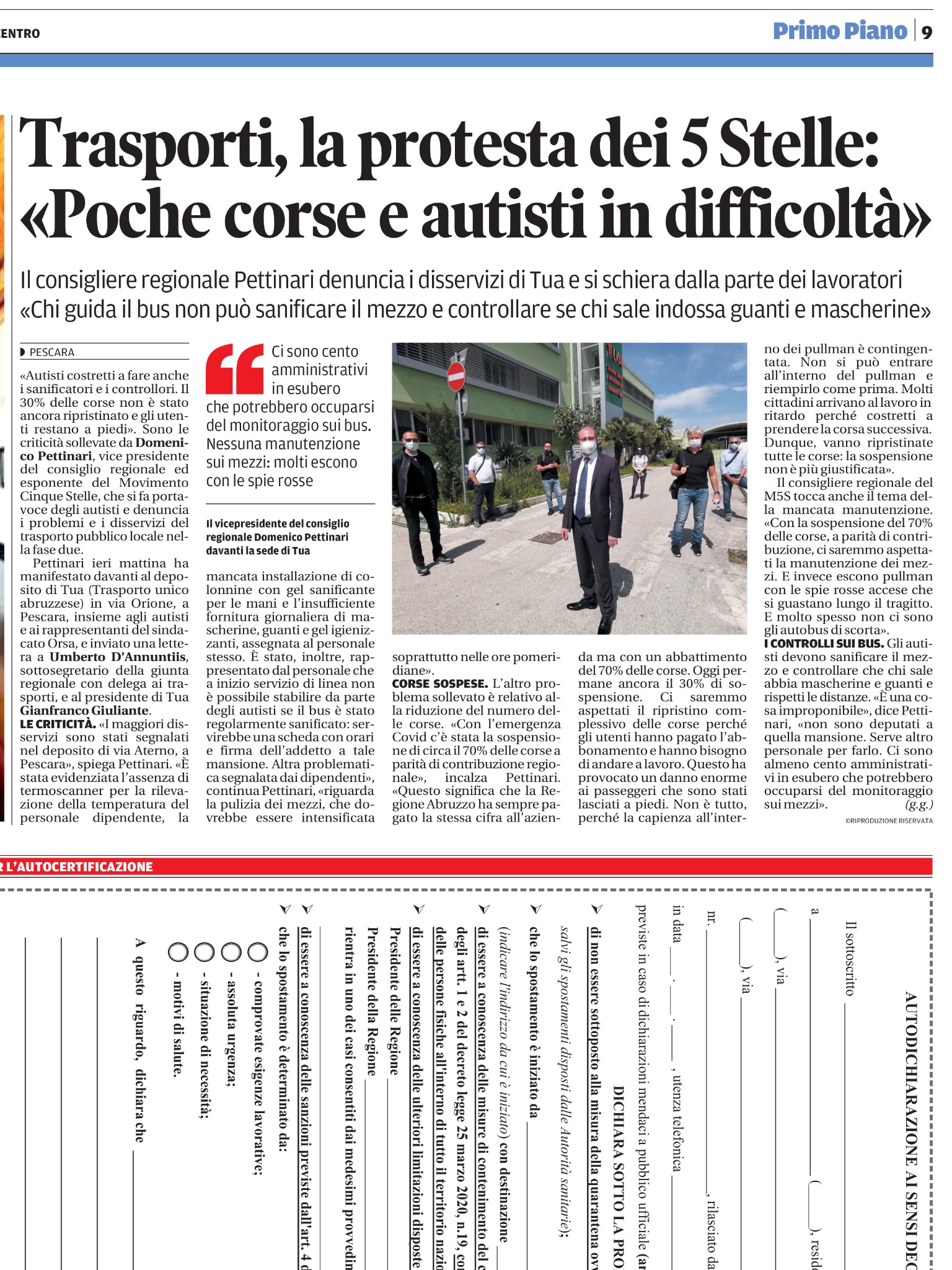 10 maggio 2020 il centro