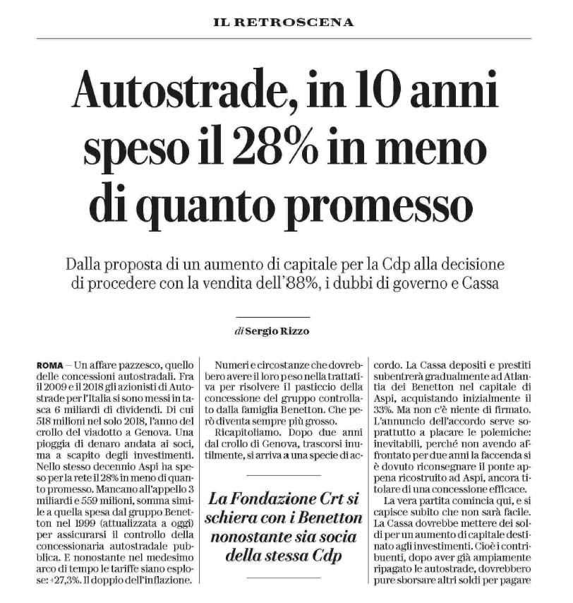 11 agosto 2020 repubblica autostrade Page 1