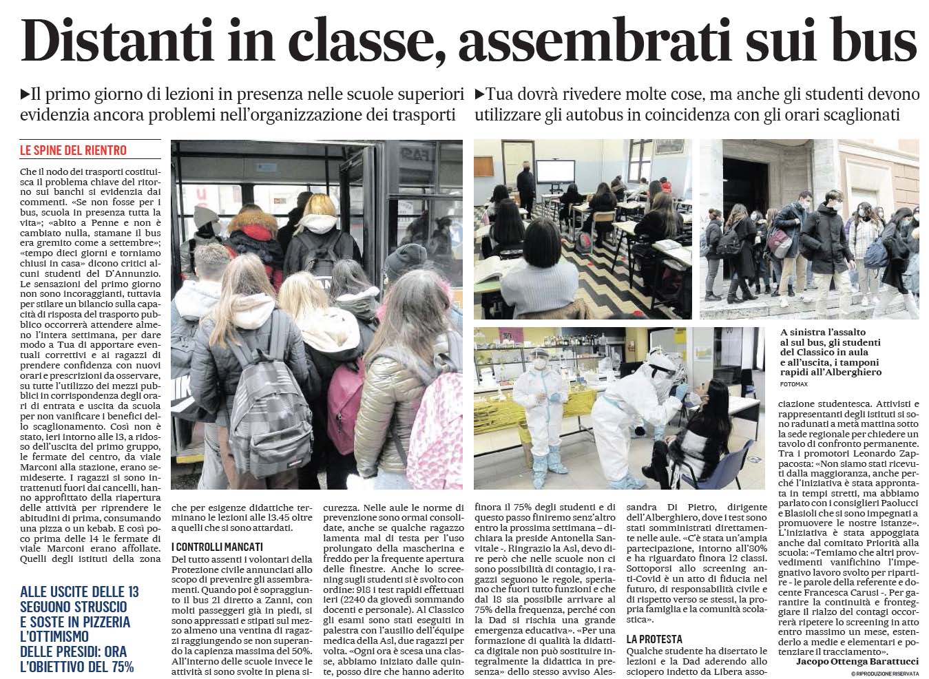 12 gennaio 2021 il messaggero trasporti