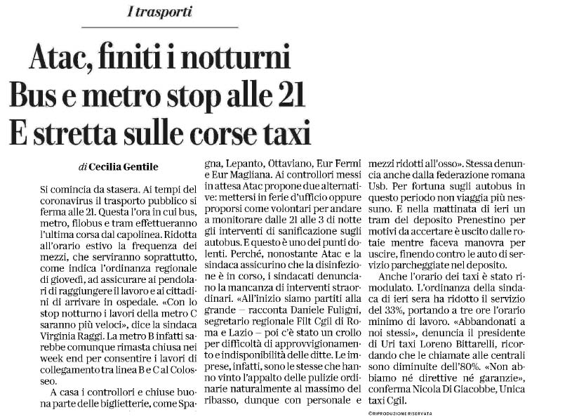 14 MARZO 2020 repubblica