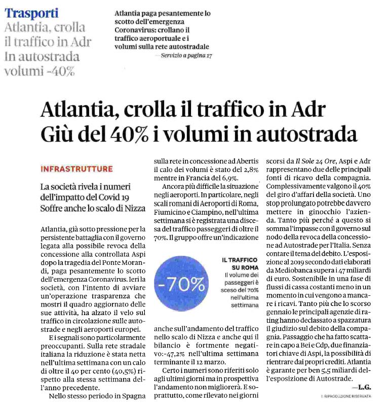 14 marzo 2020 il sole24ore