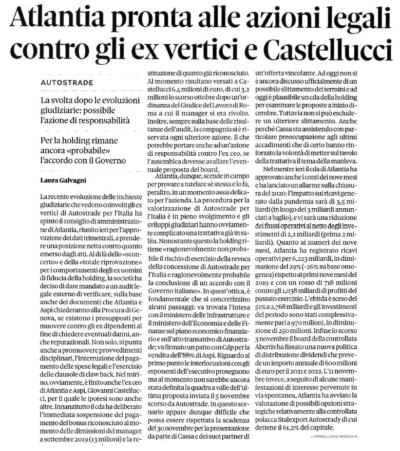 14 novembre 2020 il sole24ore