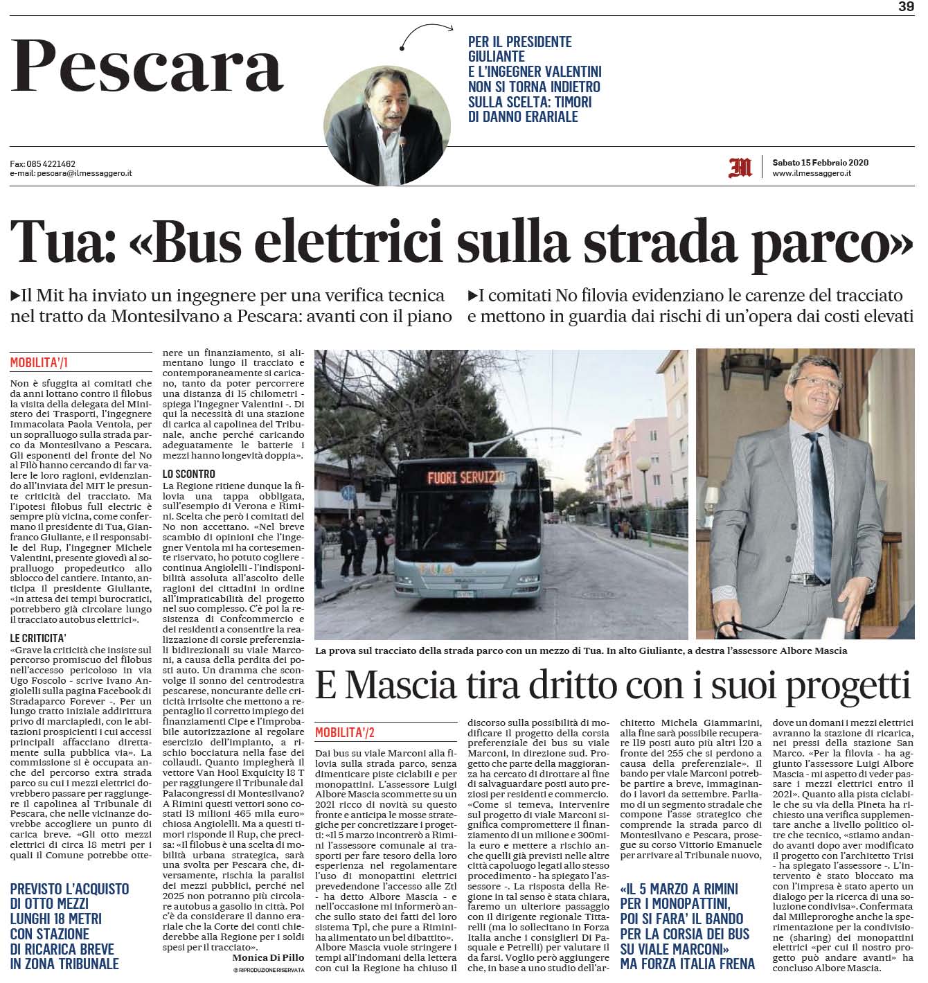 15 febbraio 2020 il messaggero