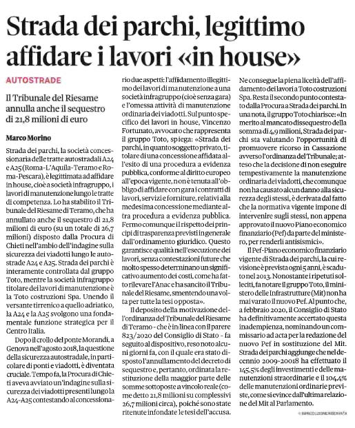 16 dicembre 2020 ilsole24ore