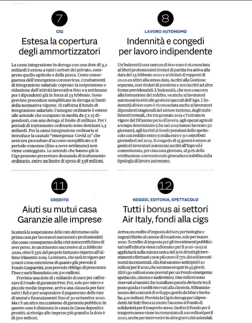 16 marzo 2020 il sole24ore Page 6