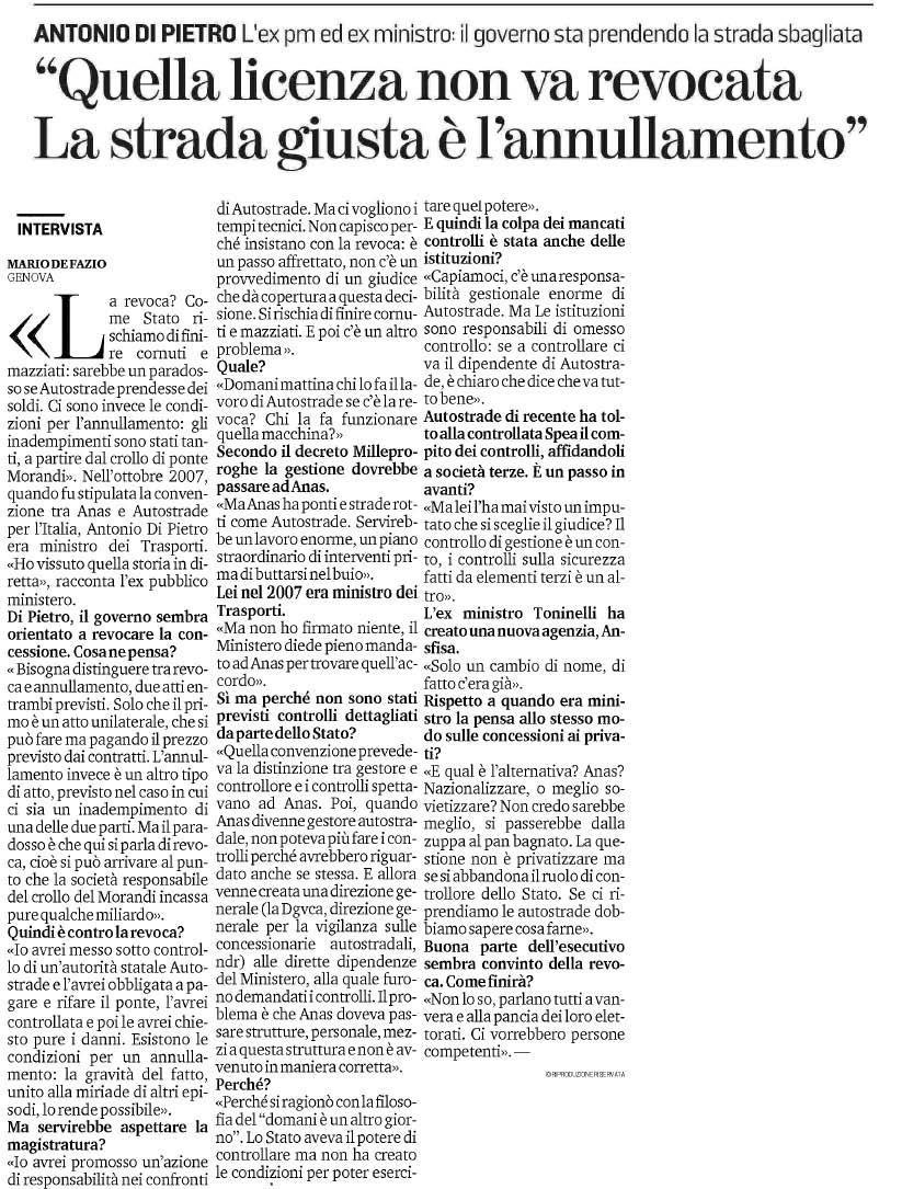 17 gennaio 2020 la stampa dp