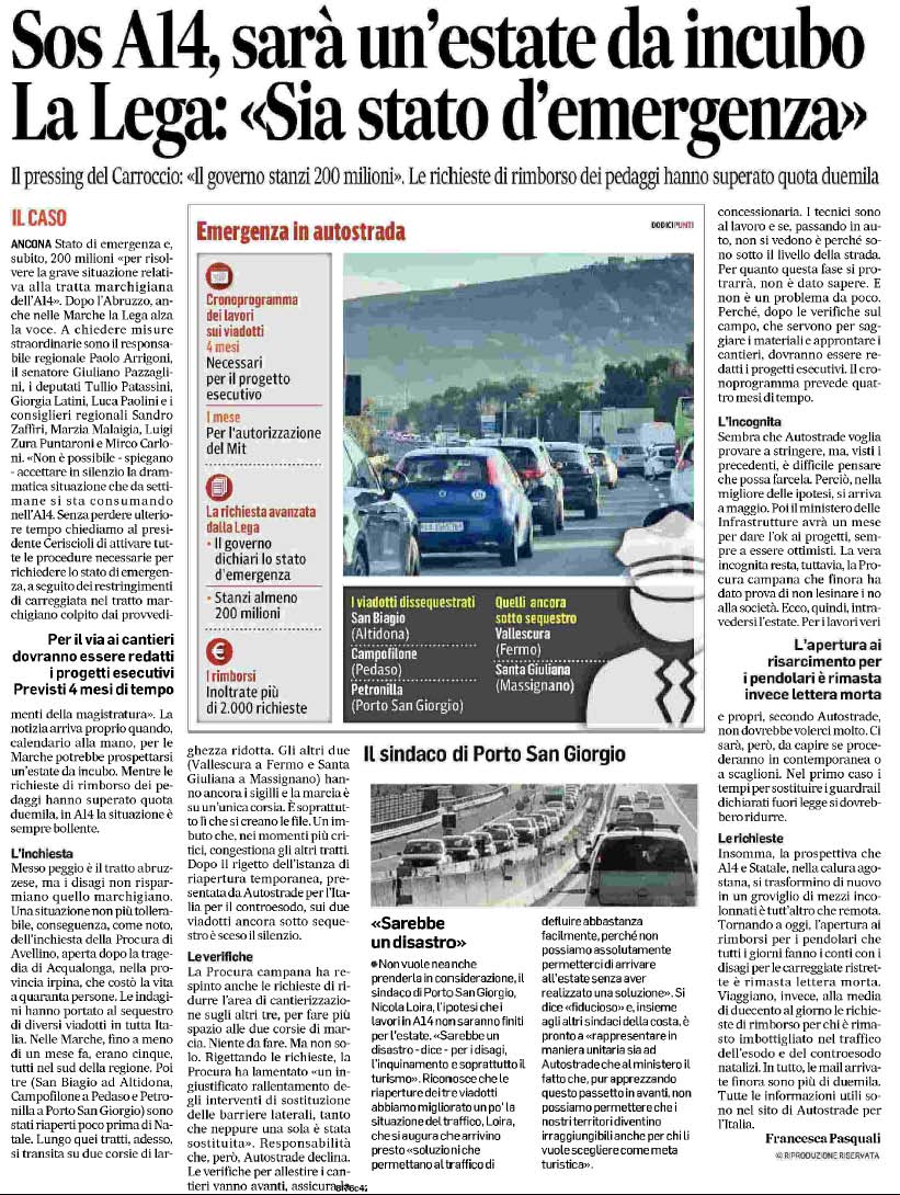 19 gennaio 2020 Corriere Adriatico