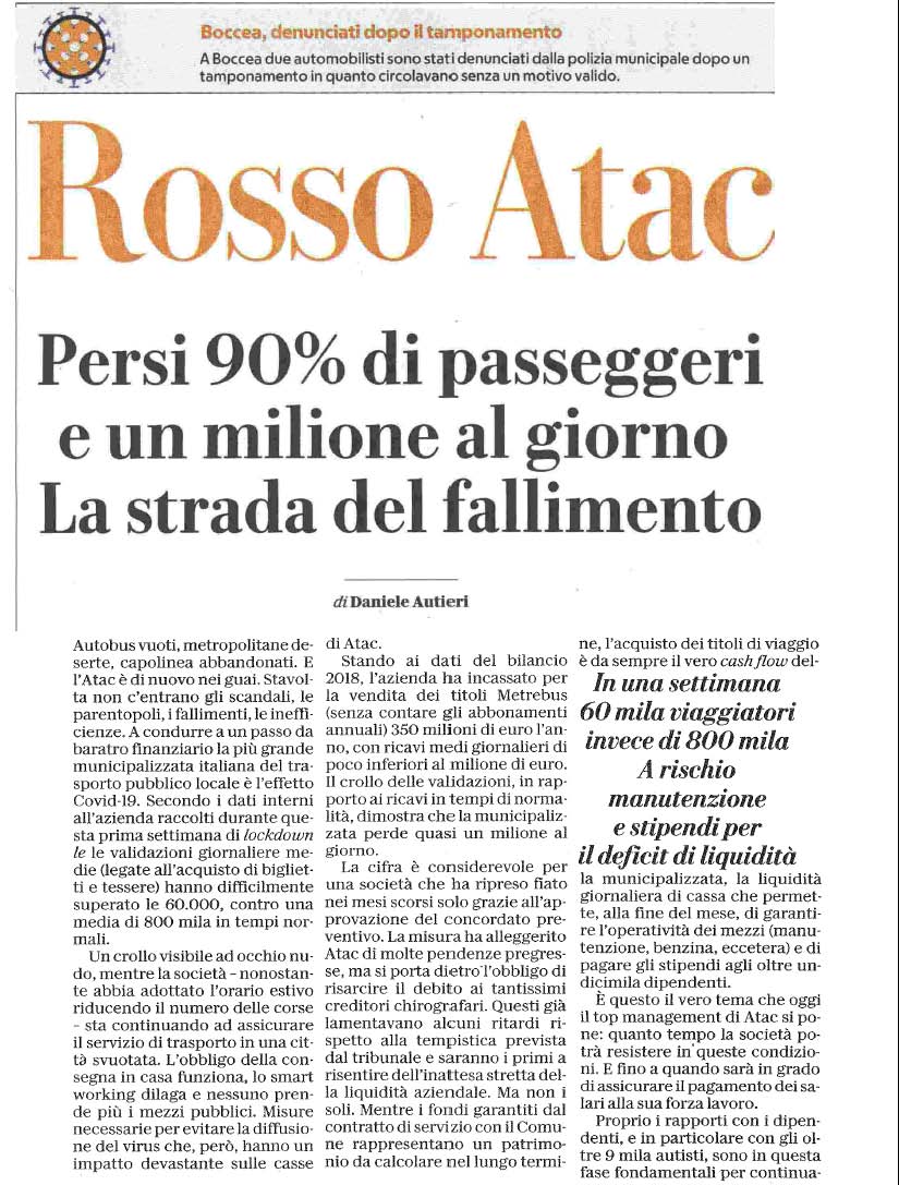 19 marzo 2020 Repubblica Page 1