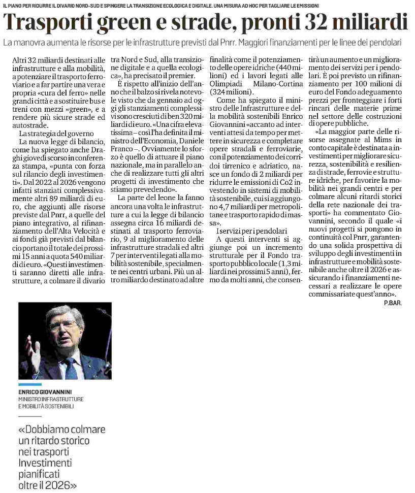 01 novembe 2021 il secolo XIX