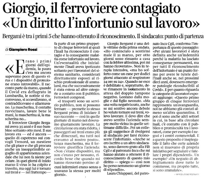 03 febbraio 2021 corriere della sera