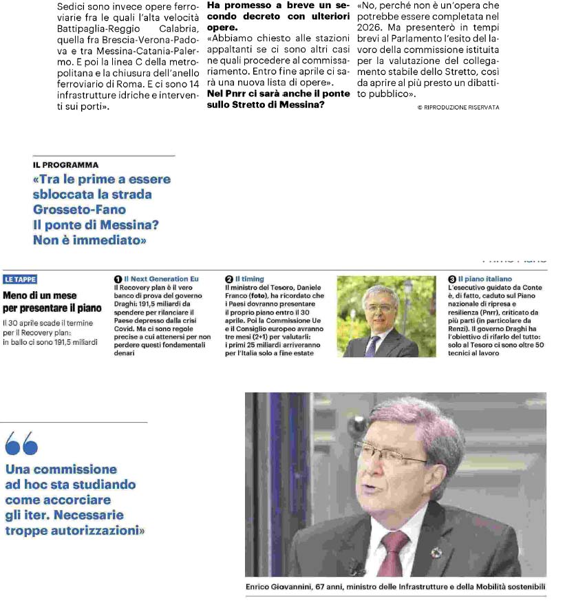 04 aprile 2021 il messaggero GIOVANNINI Page 2