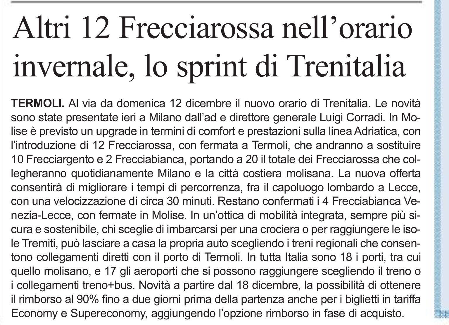 04 dicembre 2021 PrimoPiano Molise freccia