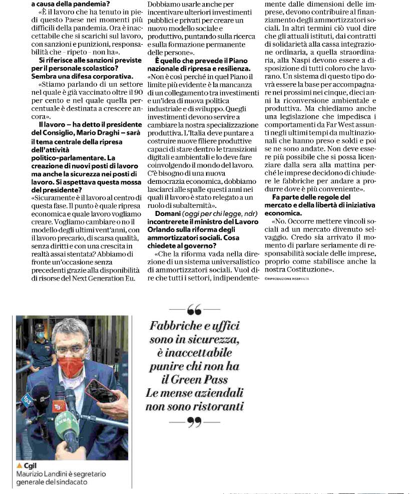 09 AGOSTO 2021 repubblica Page 2