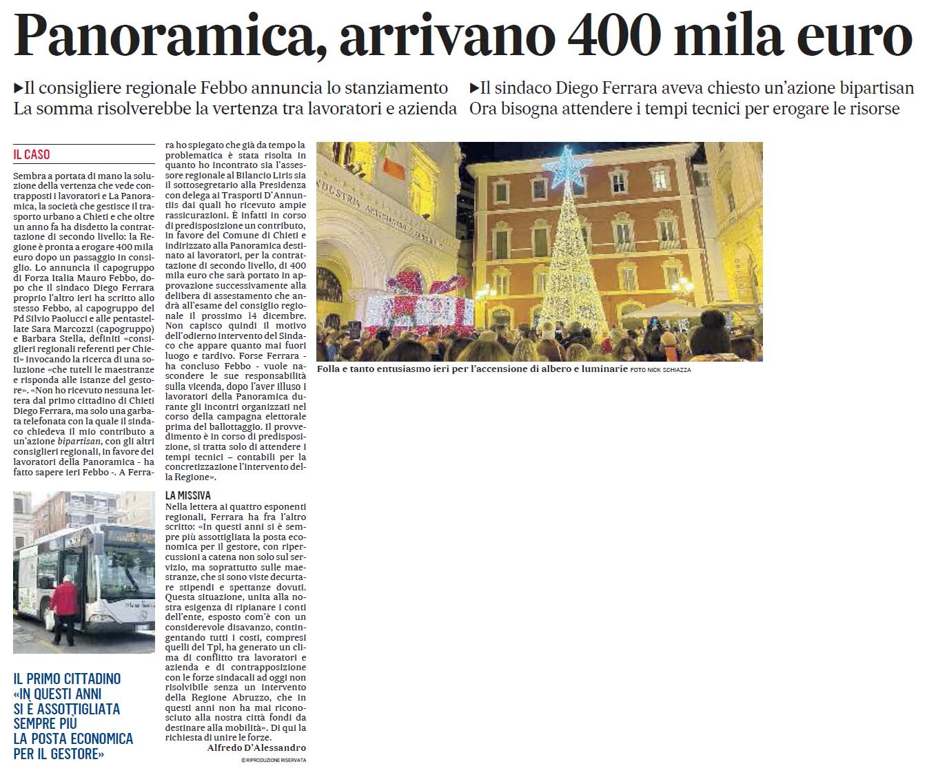 09 dicembre 2021 il messaggero