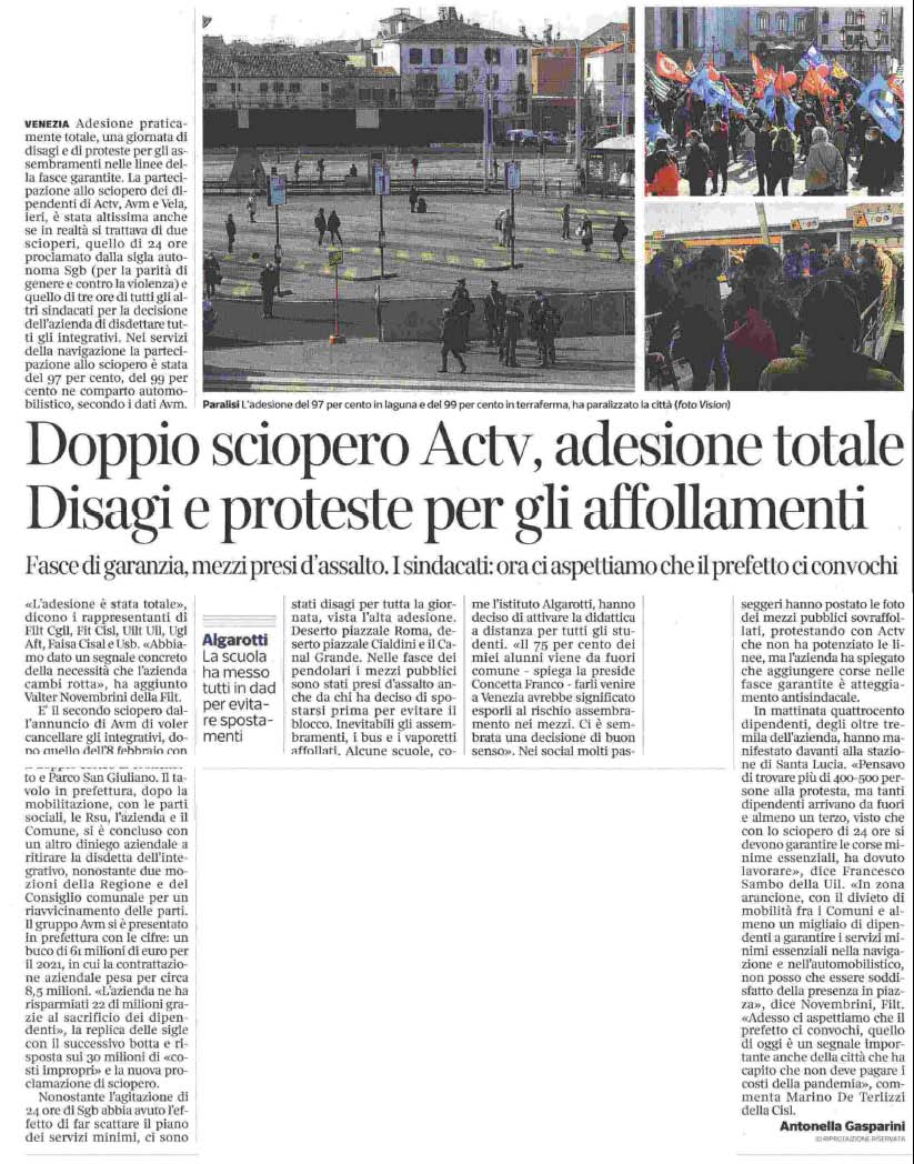 09 marzo 2021 corriere del veneto