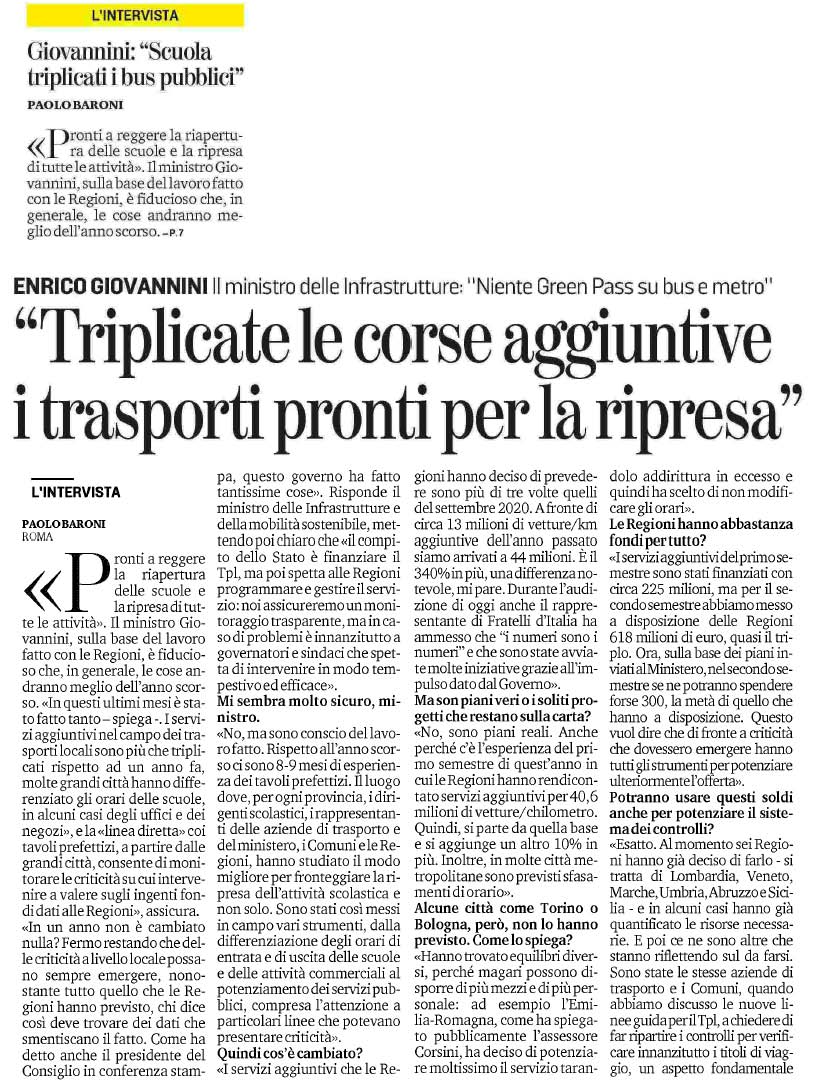 10 settembre 2021 la stampa Page 1