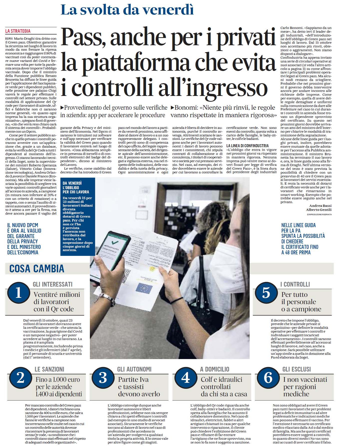 12 ottobre 2021 il messaggero