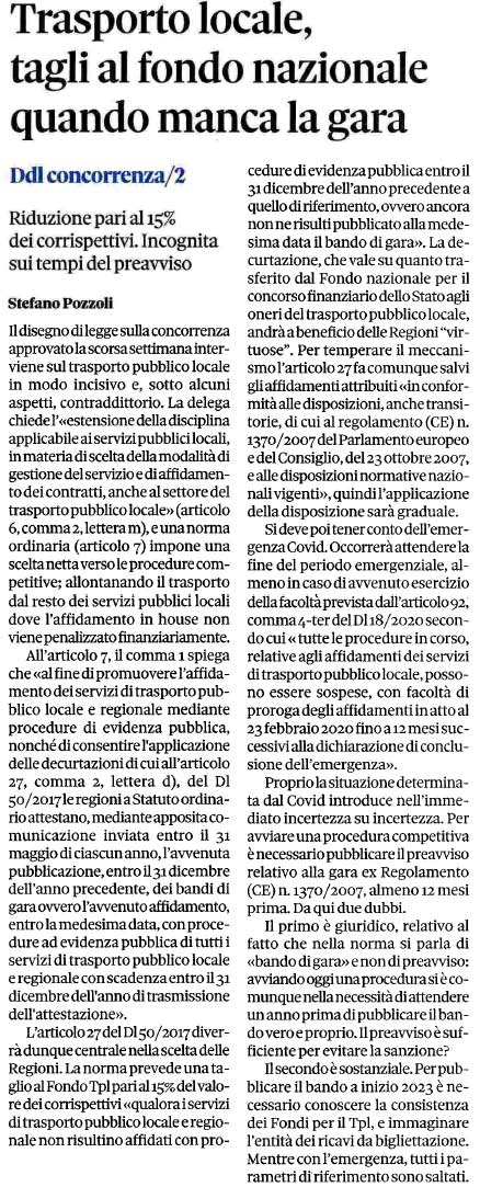 15 novembre 2021 IL SOLE 24 ORE