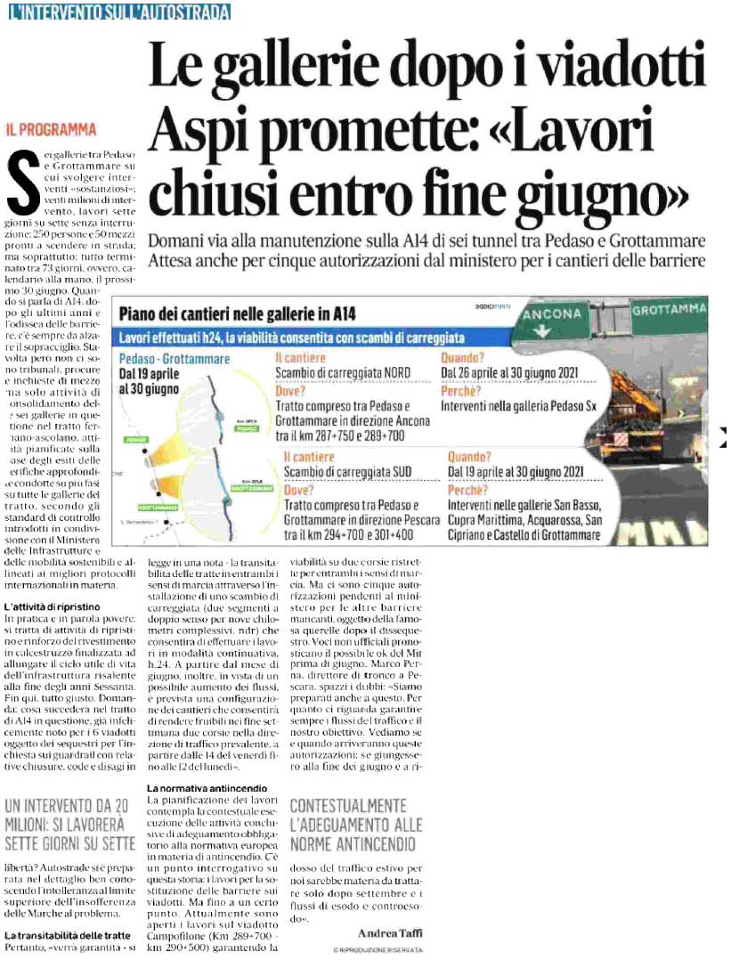 18 aprile 2021 corriere adriatico