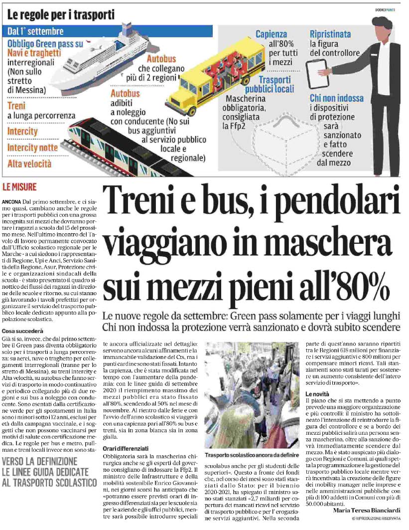 23 agosto 2021 corriere adriatico