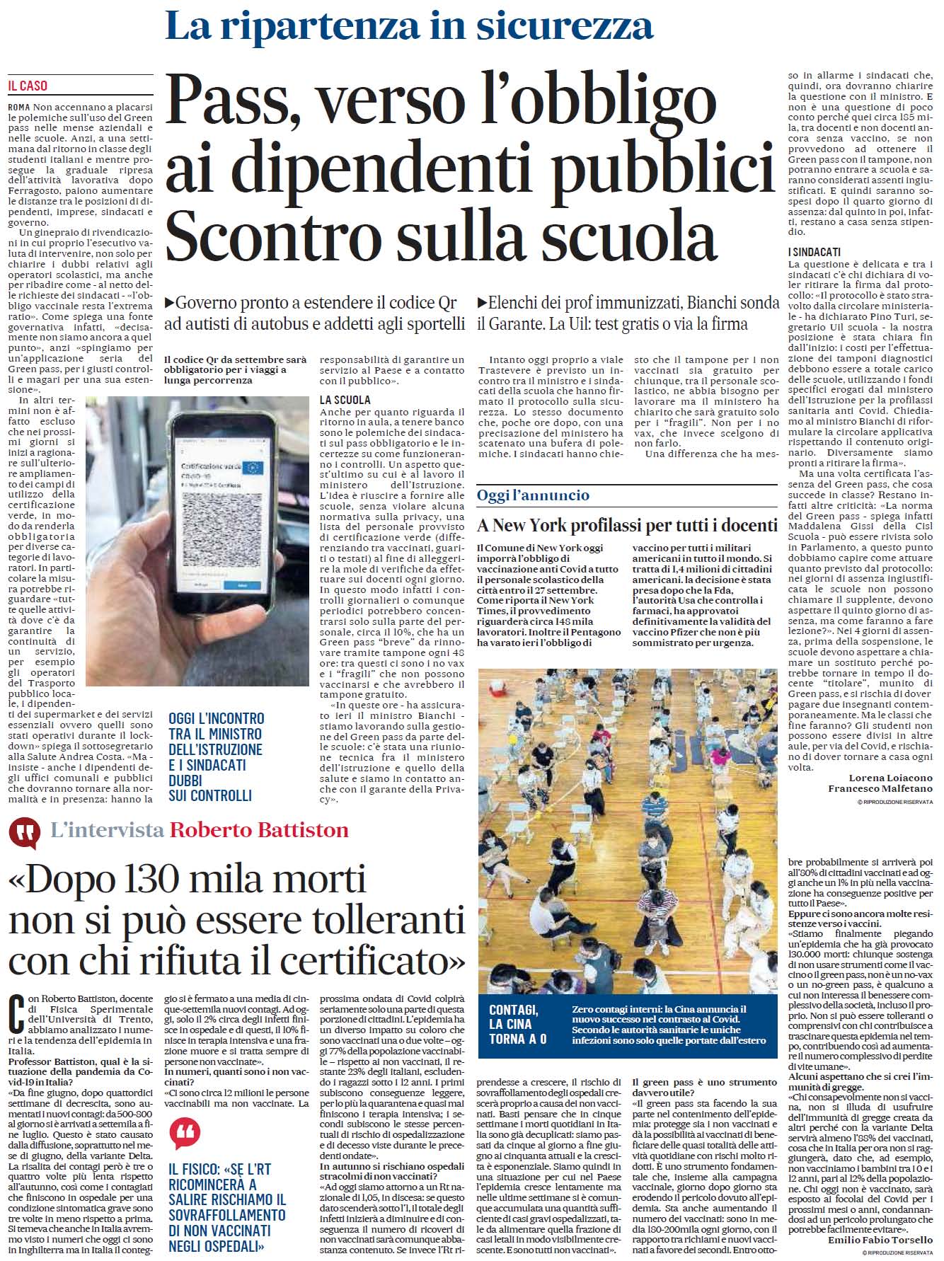 24 AGOSTO 2021 il messaggero