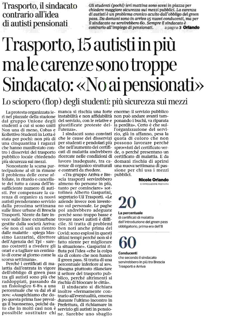 24 ottobre 2021 corriere della sera