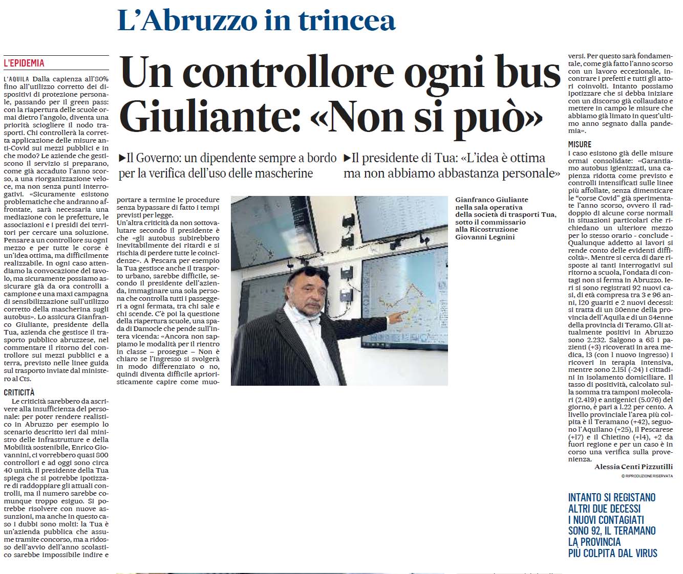 25 AGOSTO 2021 il messaggero ab