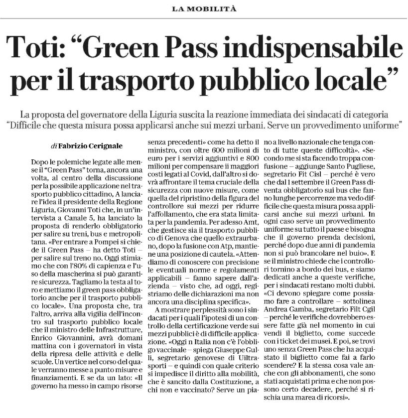 25 agosto 2021 repubblica