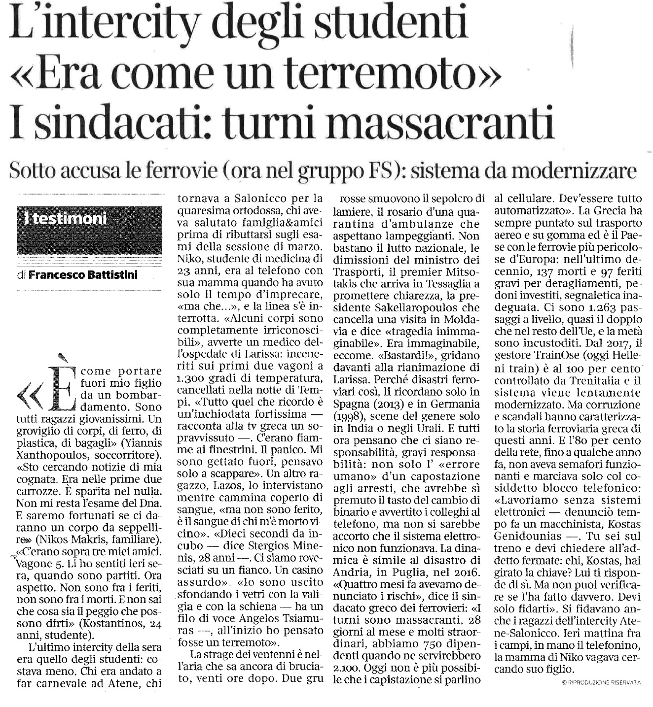 02 marzo 2023 corriere della sera