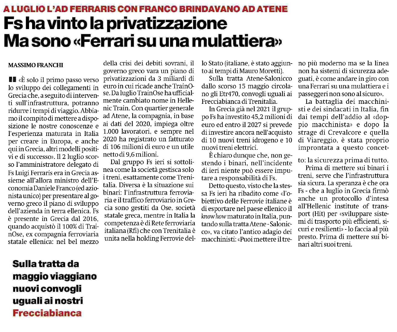 02 marzo 2023 il manifesto atene