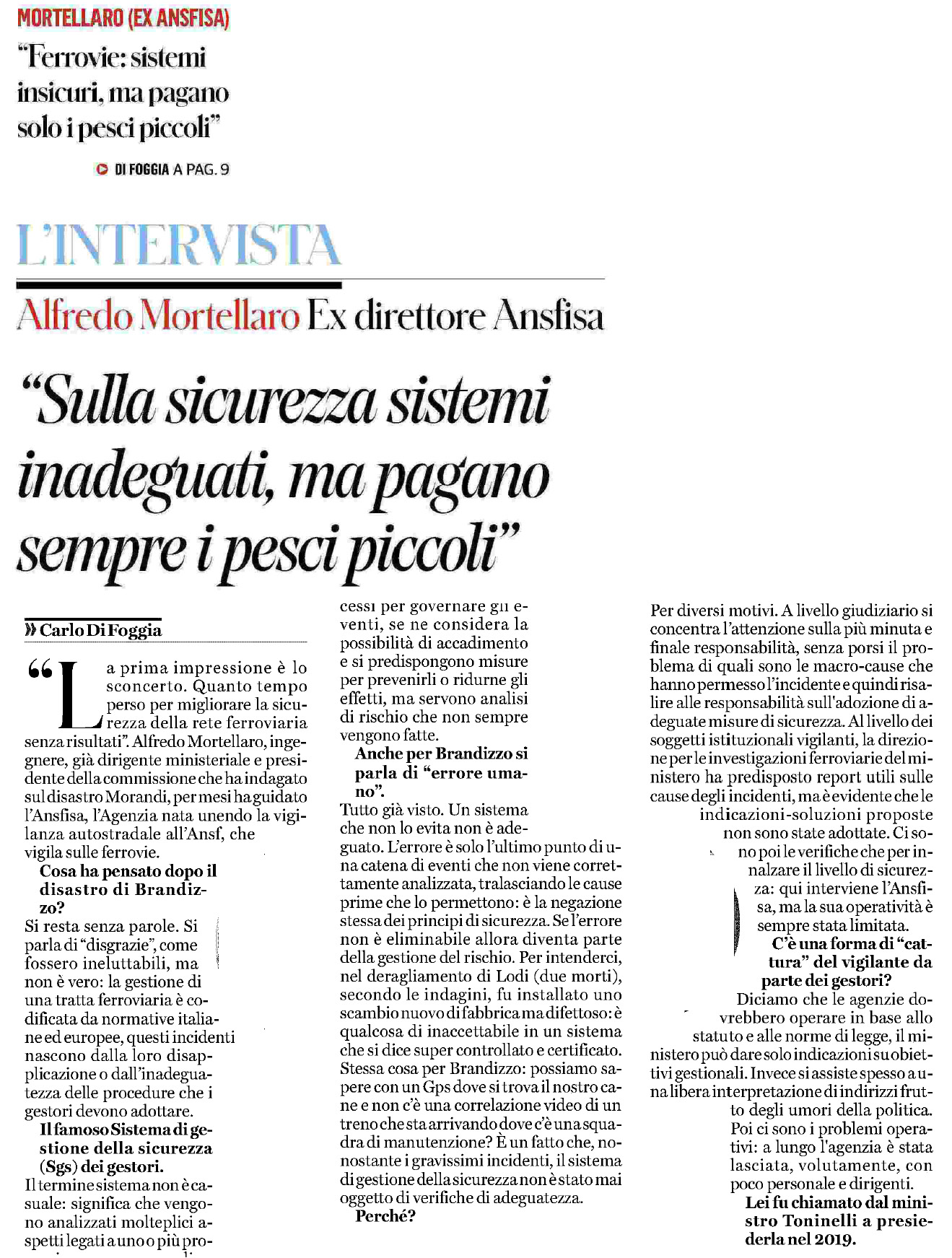 03 settembre 2023 il fatto quotidiano Pagina 1