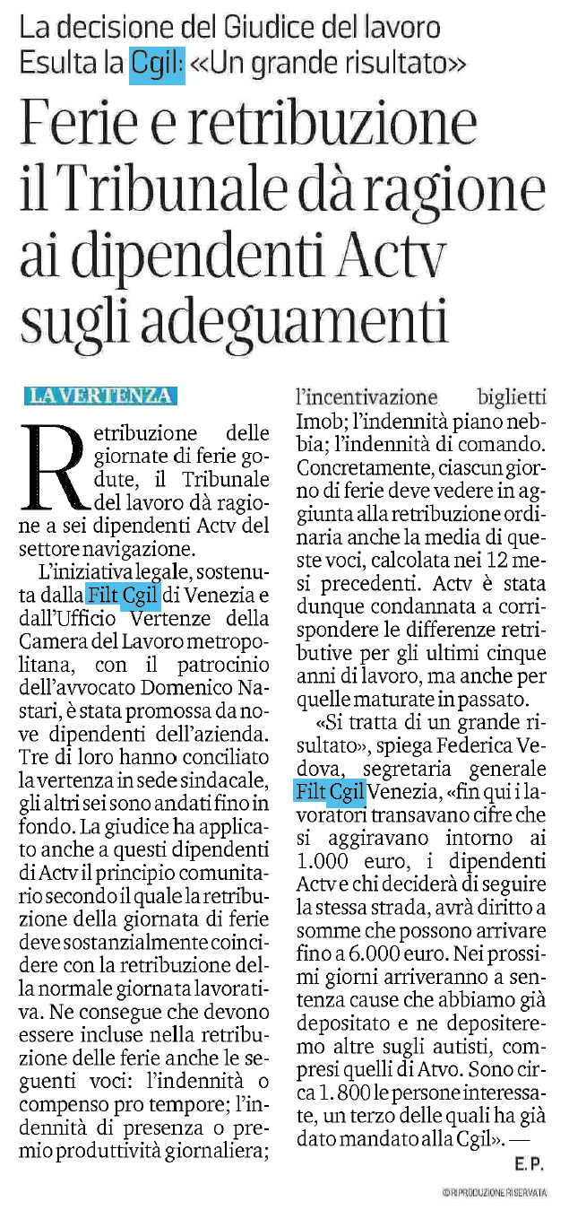 04 ottobre 2023 la nuova di venezia