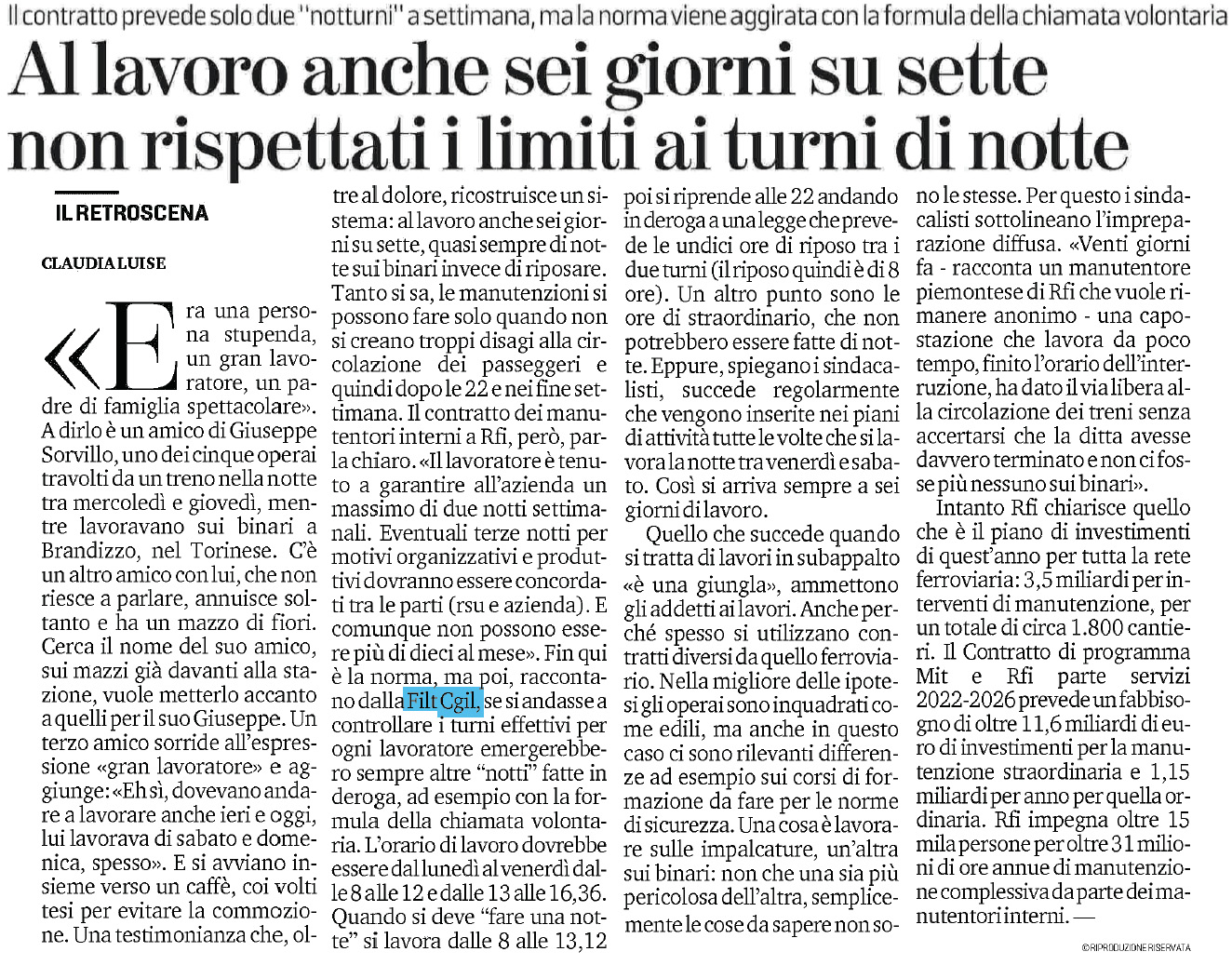 04 settembre 2023 la stampa 2