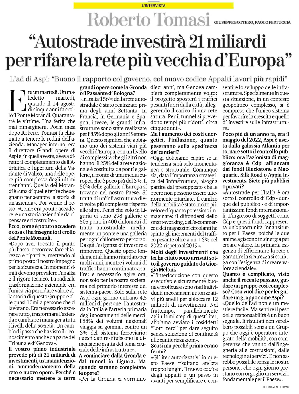 06 febbraio 2023 la stampa