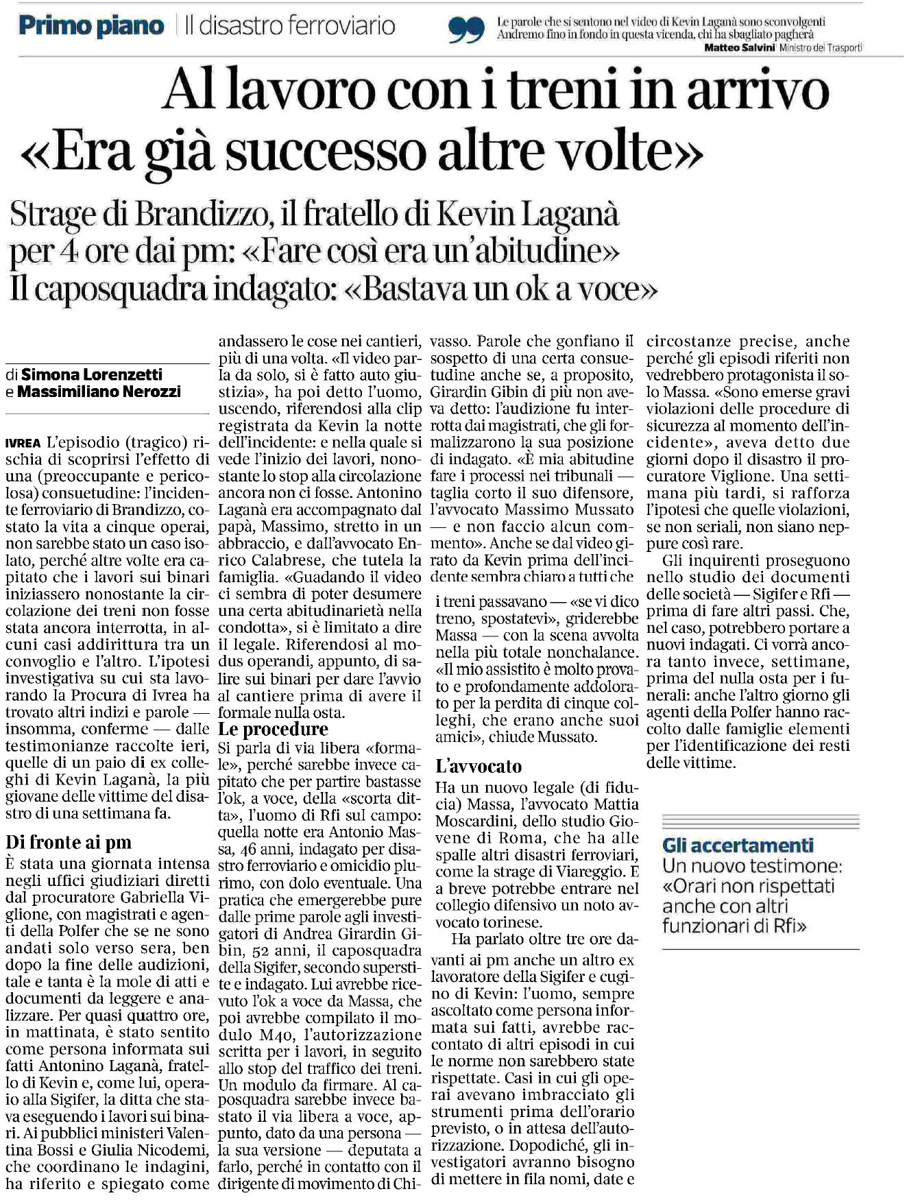 07 settembre 2023 corriere della sera