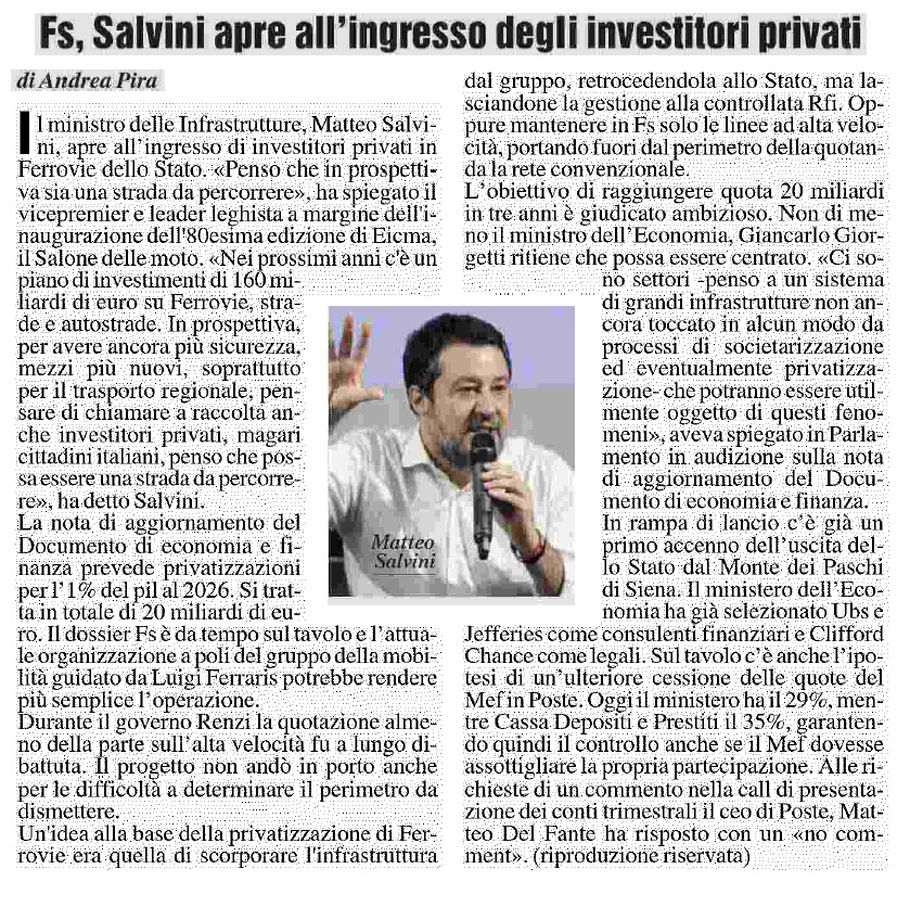 08 novembre 2023 milano finanza