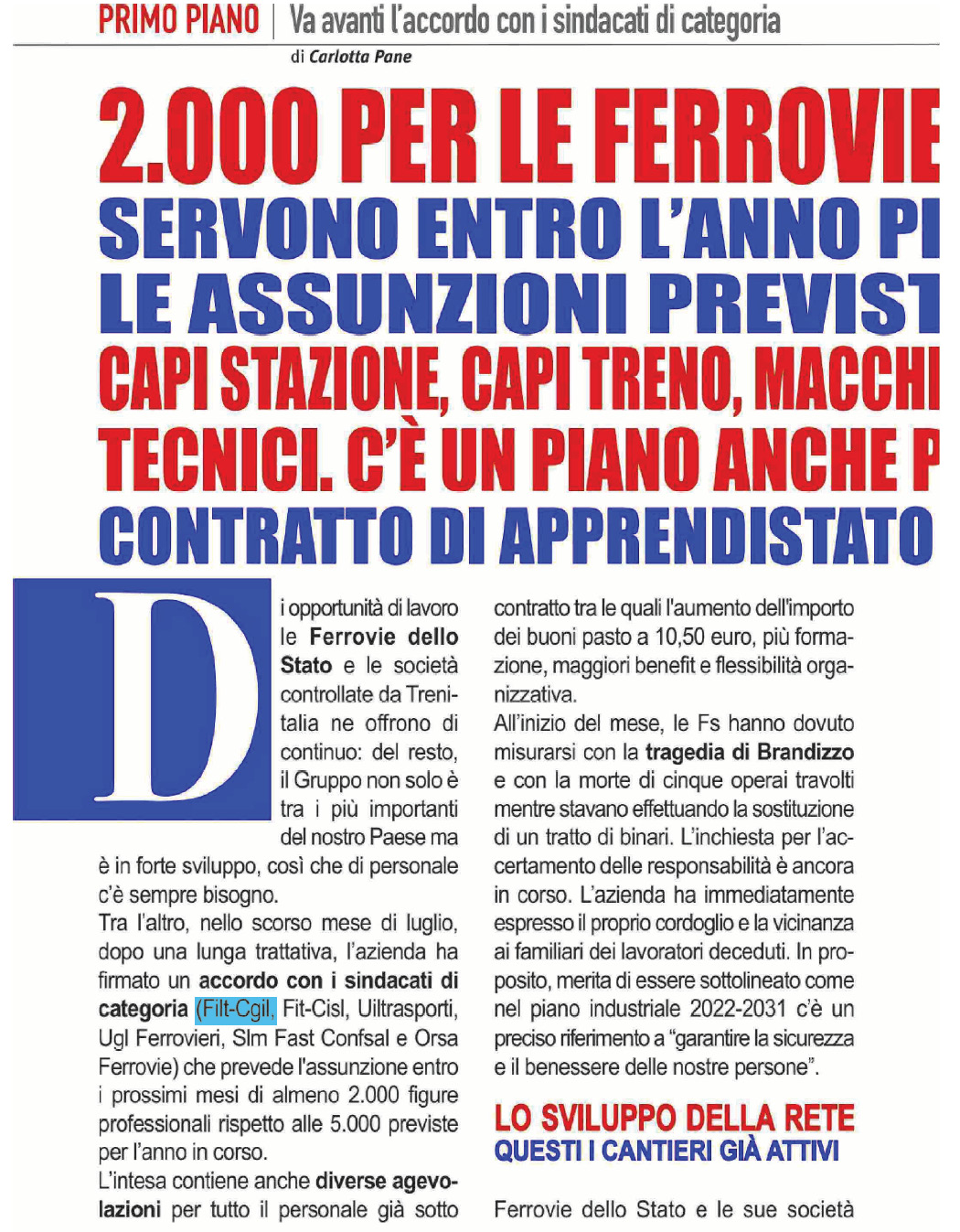 09 ottobre 2023 lavoro facile Pagina 1