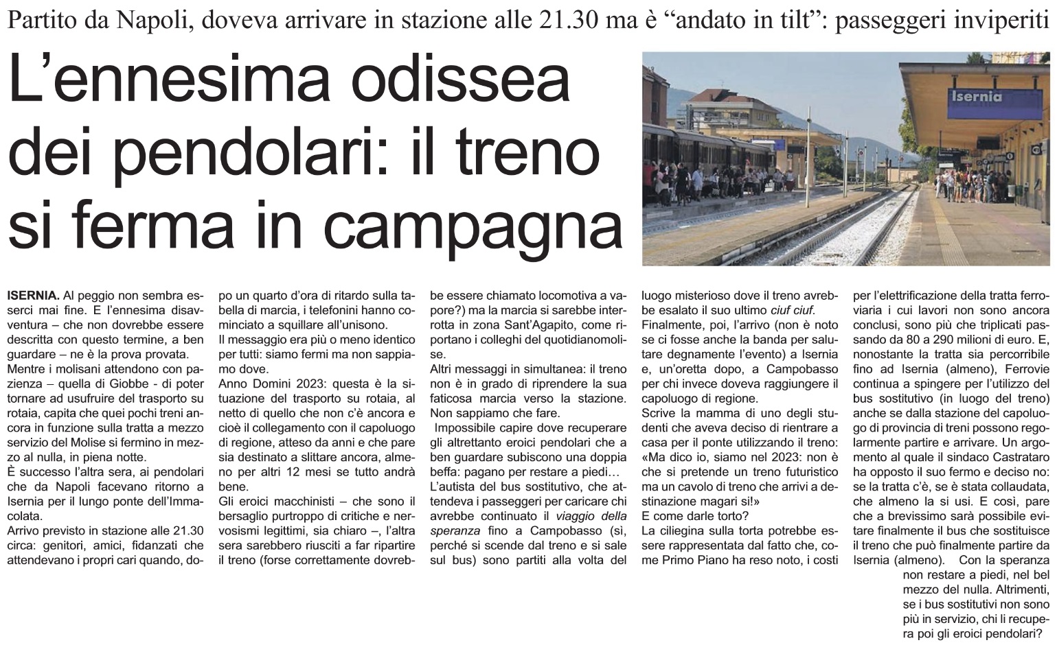 10 dicembre 2023 primo piano molise